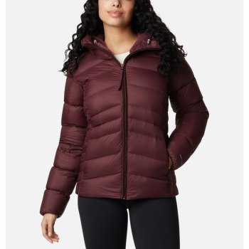 Columbia Autumn Park Down Hooded, Chamarras Vino Para Mujer | 492368-UXK